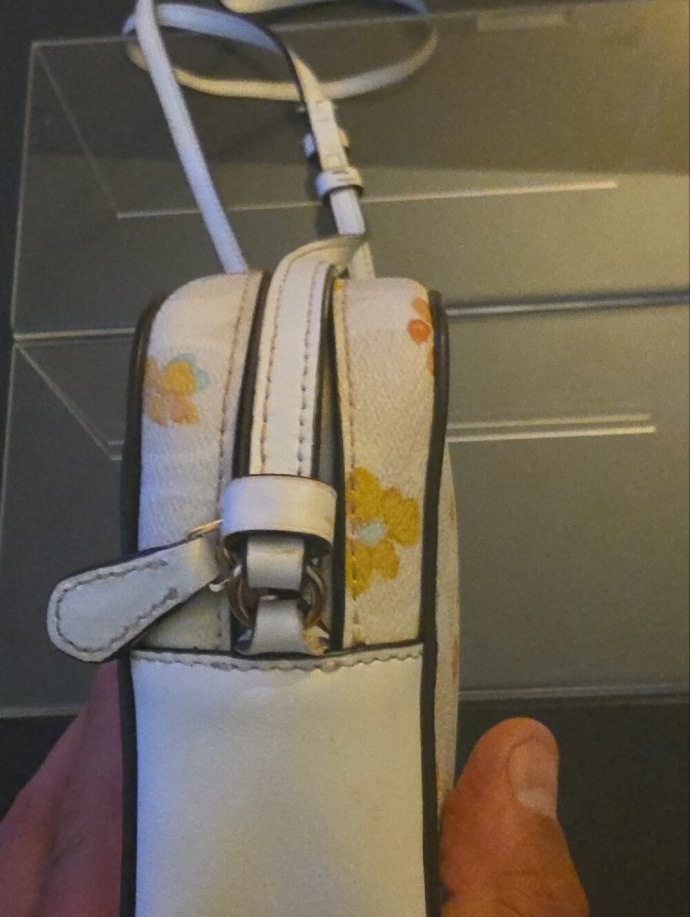 Coach Mini Camera Bag In Signature Canvas Crossbody. A2239-C8700. 7×5×2 - Picture 12 of 16